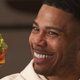 Rapper Nelly holds up Burger King burger